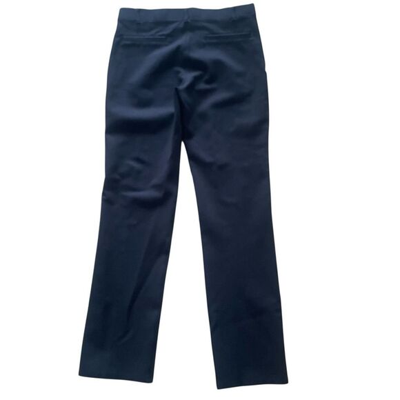 Quince Navy Ponte Straight Leg Pants Ultra Stretch Women’s Size Medium Ankle - Picture 3 of 8